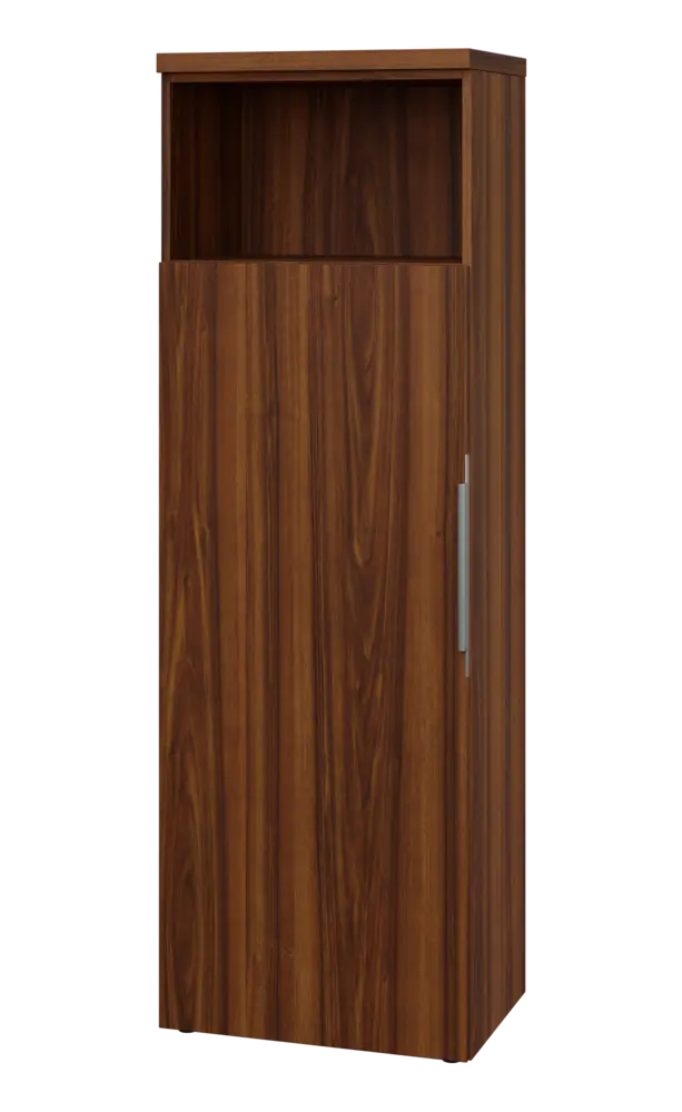 SIN 5 - 6DN kancelářská skříň, 1-dveřová/nika, levá, 1820x600x400, ořech královský